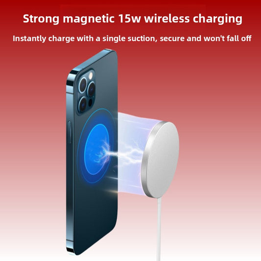 Magnetic wireless charger for mobile phones