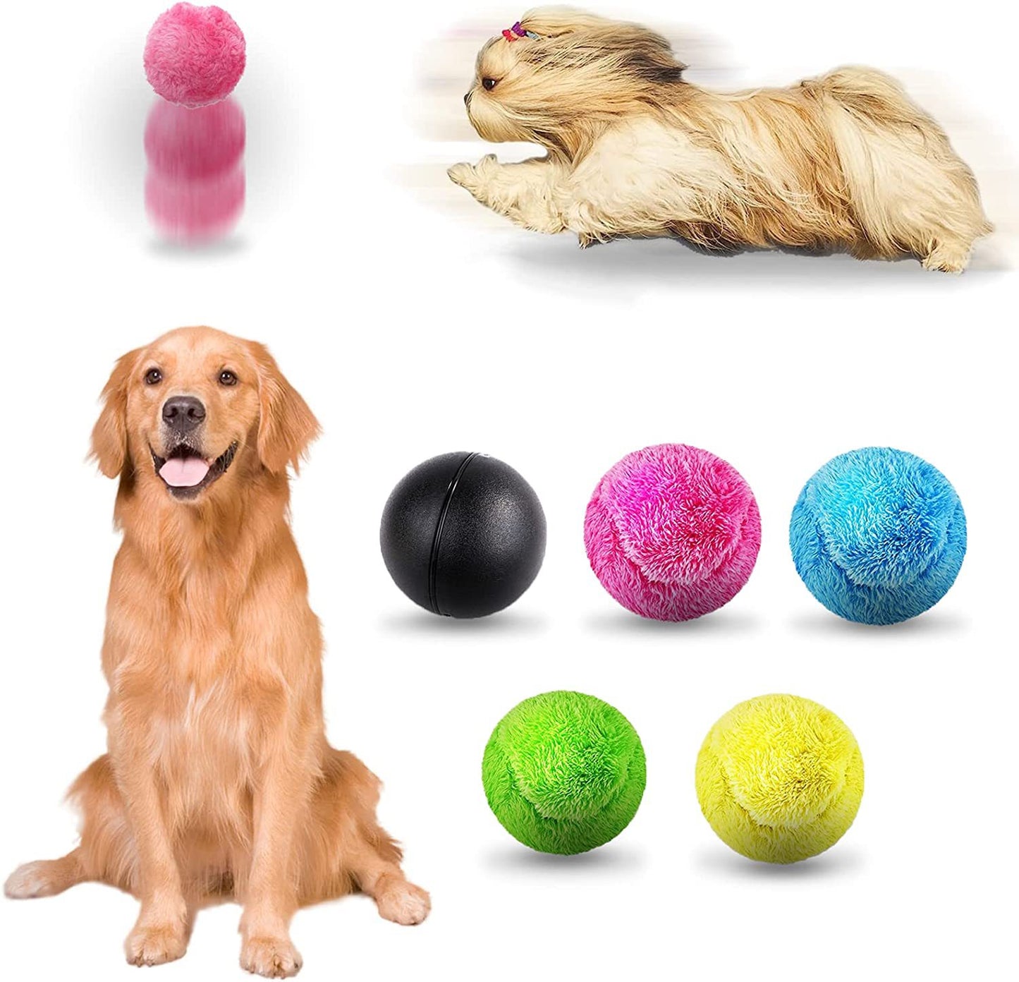 Automatic Electric Rolling Pet Toy Ball