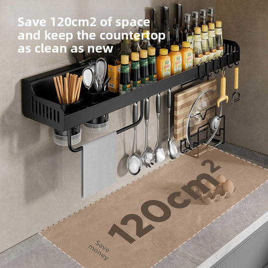 Wall Mounted Kitchen Organizer Rack