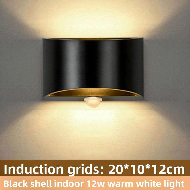 Modern Dual Head Sensor Wall Lamp