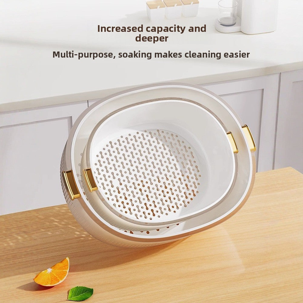 Double Layer Kitchen Sink Drain Basket