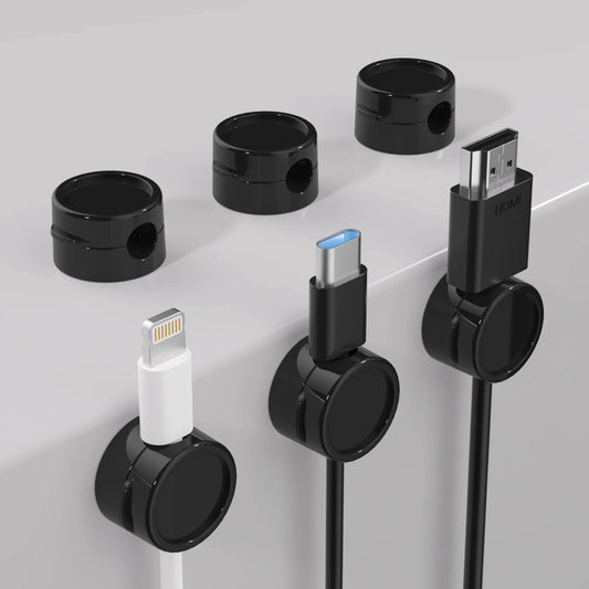 Six-piece cable organizer stand