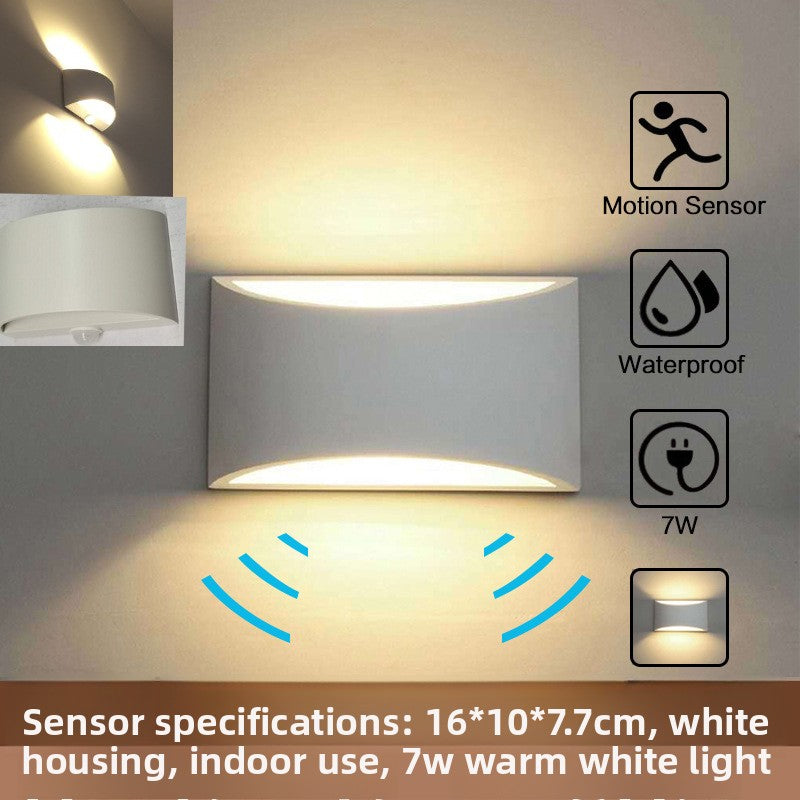 Modern Dual Head Sensor Wall Lamp