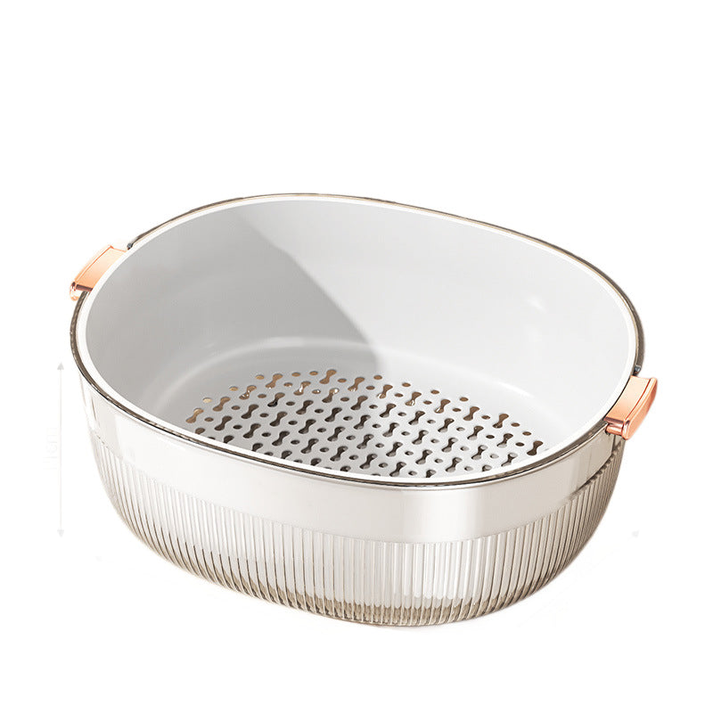 Double Layer Kitchen Sink Drain Basket