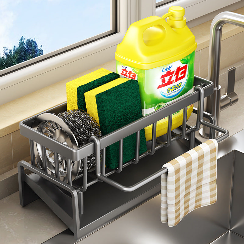 Multi Functional Kitchen Sink Drain Storage Rack