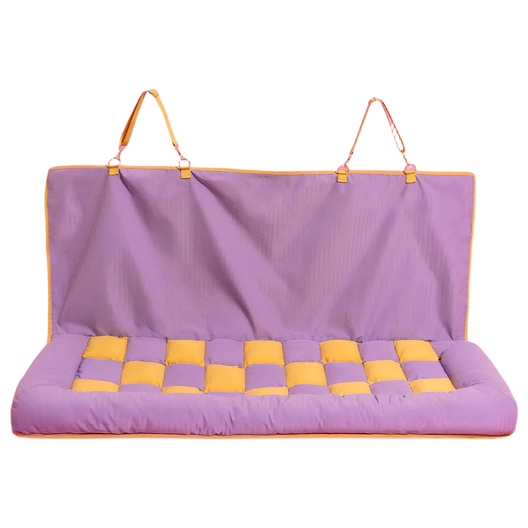 Dog or cat rear seat mat cover