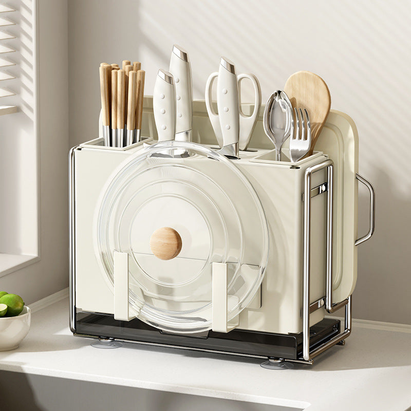 Kitchen knife rack organizer