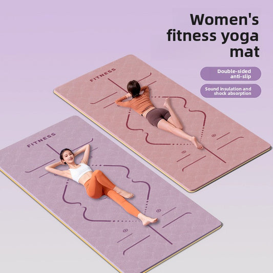 TPE Yoga Mat Foldable Non-Slip Exercise Mat