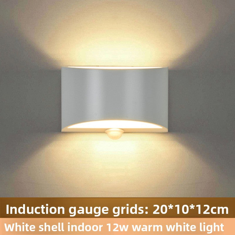 Modern Dual Head Sensor Wall Lamp