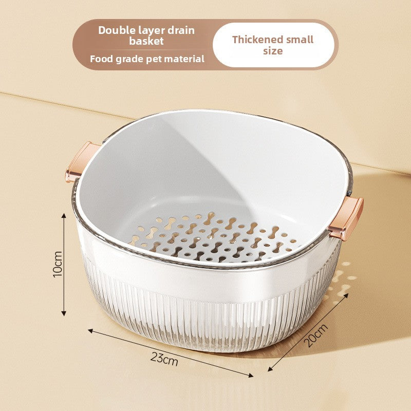 Double Layer Kitchen Sink Drain Basket