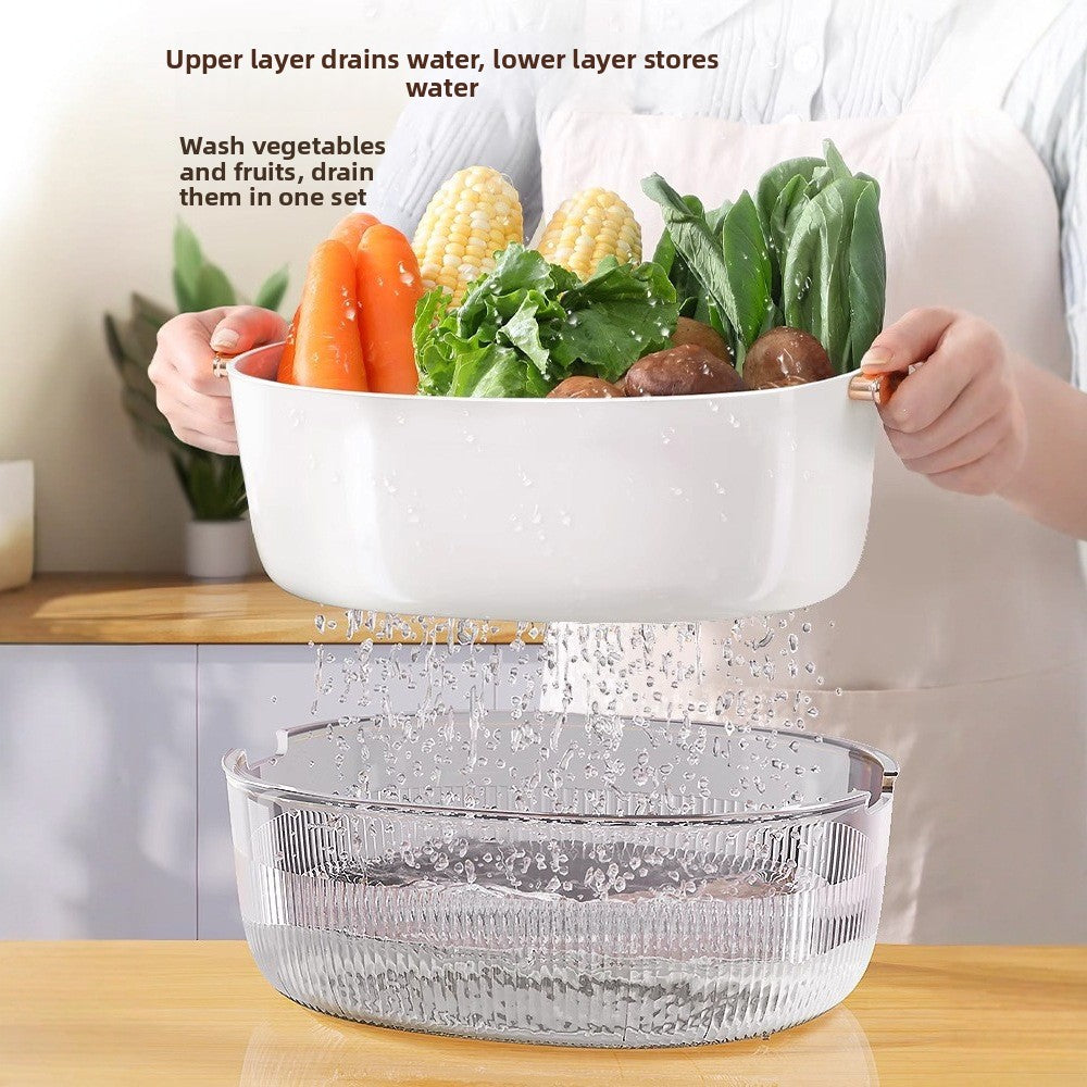 Double Layer Kitchen Sink Drain Basket